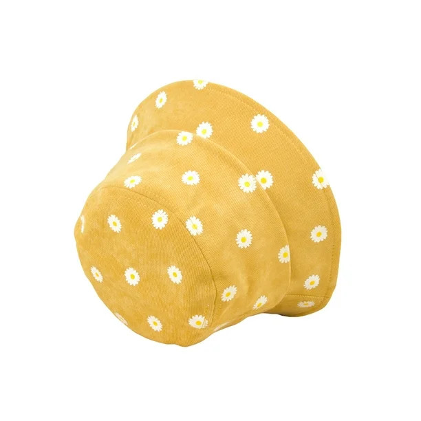 JINSIJU Toddler Baby Girl Sun Protection Cap Kids Daisy Pattern Fisherman Hat with Windproof Stra... | Walmart (US)