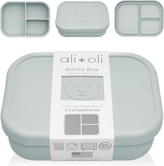 Ali+Oli Leak Proof Bento Box (Dream Blue) Food-Grade Silicone Bento Box, BPA, Phthalate, Lead, & ... | Amazon (US)