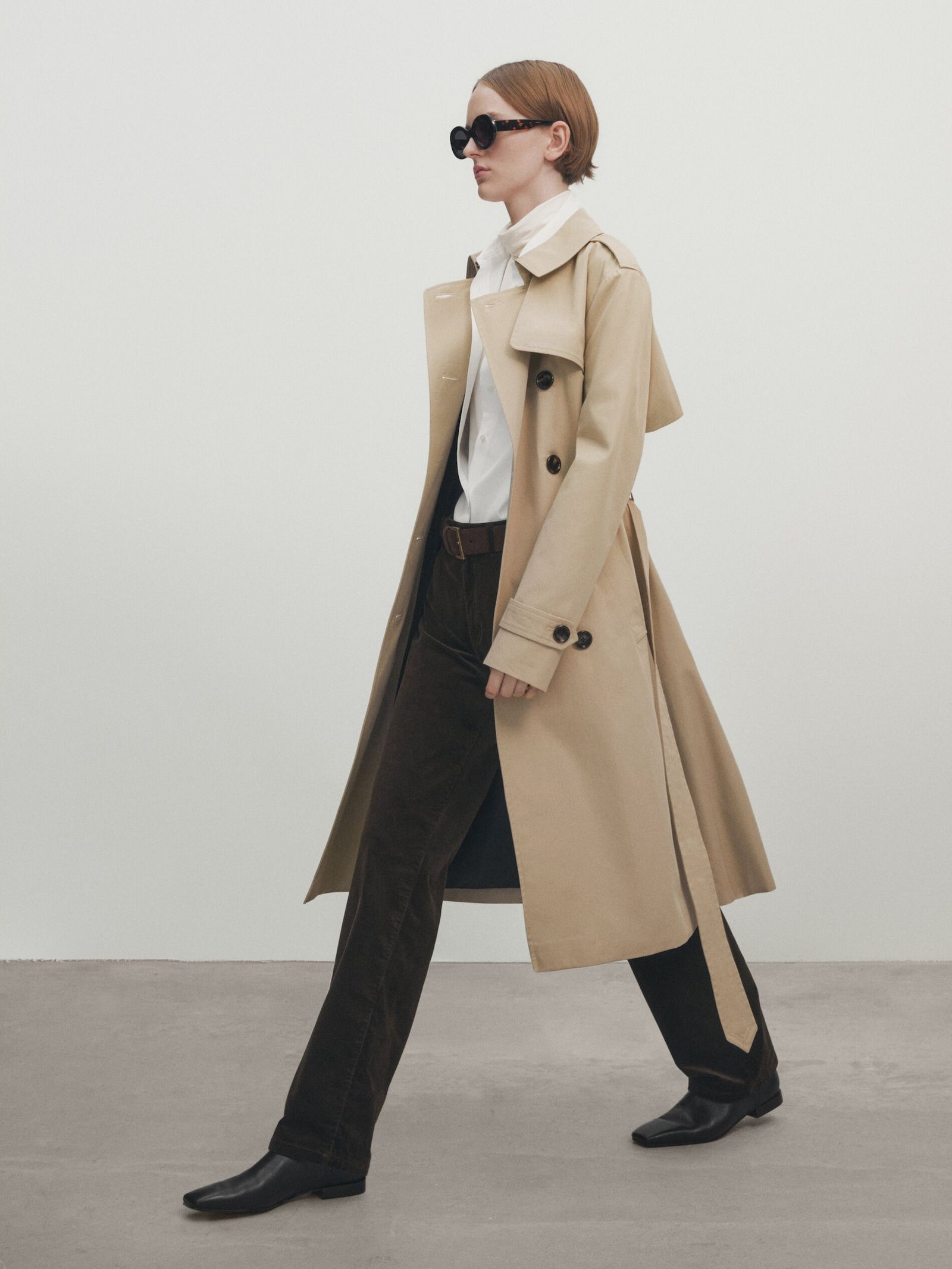 Trench coat with belt - Massimo Dutti | Massimo Dutti (US)