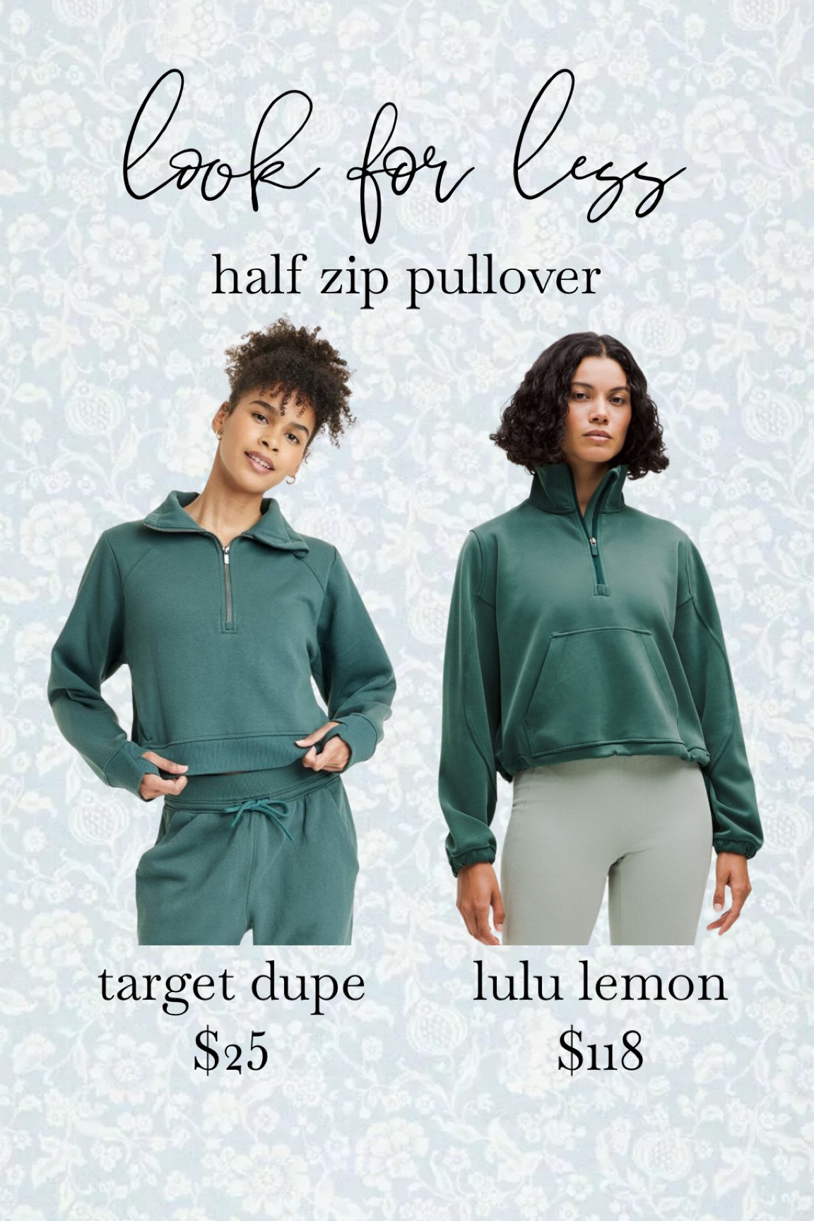 I just found the best athleisure half zip pullover!!! It’s a fantastic dupe that looks and feels just like the Lululemon one but at a fraction of the cost🙌🏼 So cute and comfy—perfect for layering during the cooler months this fall and winter! Don’t miss out on this must-have! I think it will sell out soon! Run and add it to your cart ✨🛒

#target #targetstyle #targetfinds #targetfashion #athletic #athleisure #lulu #lululemon #dupe #lookforless 

#LTKActive #LTKFitness #LTKFindsUnder50