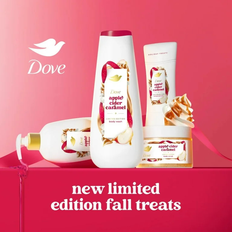 Dove Limited Edition Holiday Treats Body Wash Apple Cider Carmel, 20 oz 1 Count | Walmart (US)