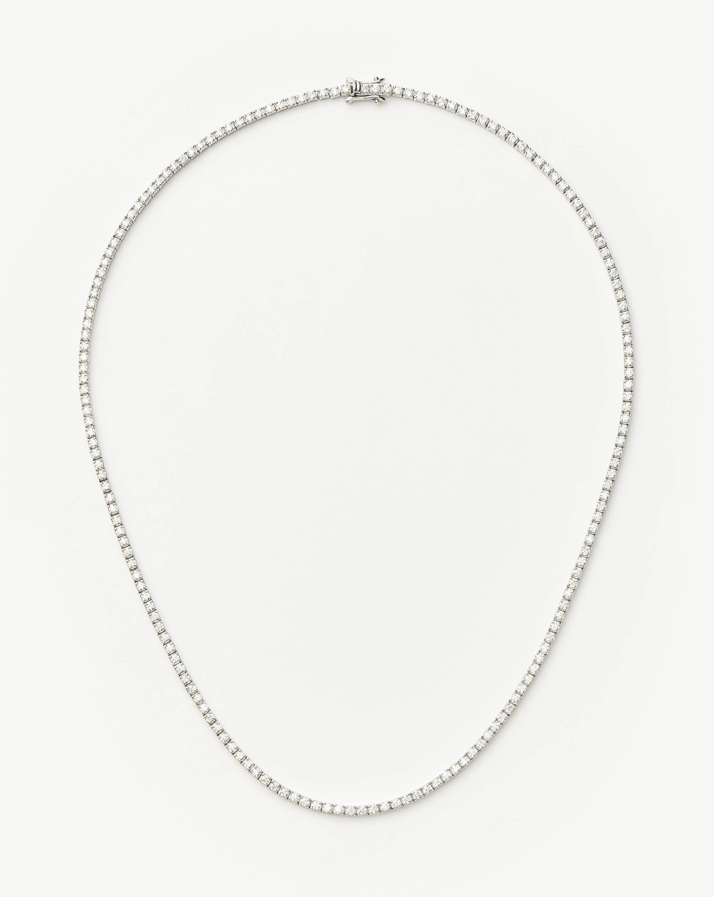 Classic Tennis Necklace | Sterling Silver Cubic Zirconia | Missoma UK
