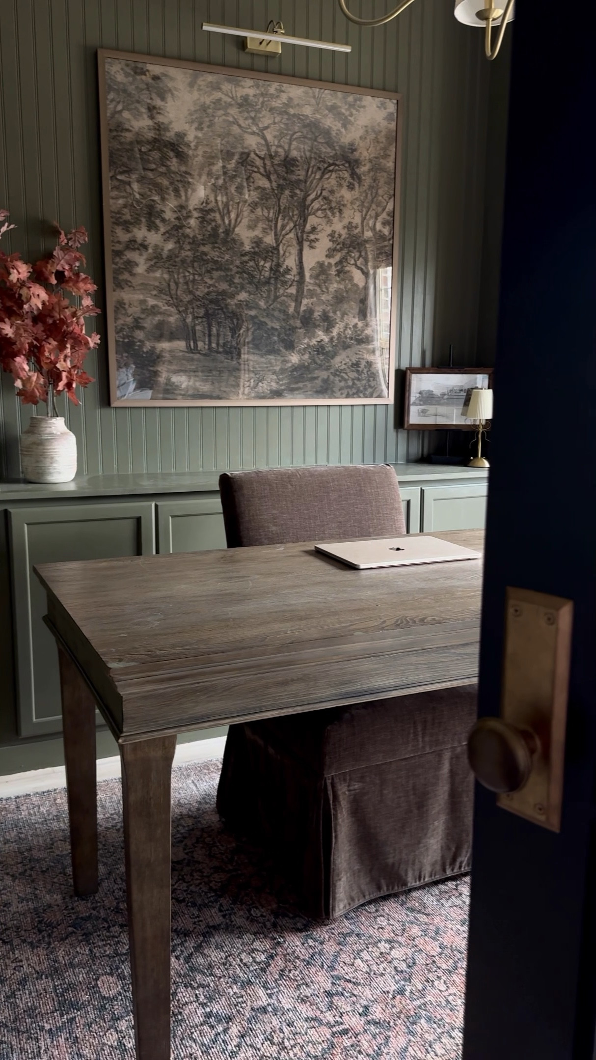 Moody home office reveal 

#LTKHome