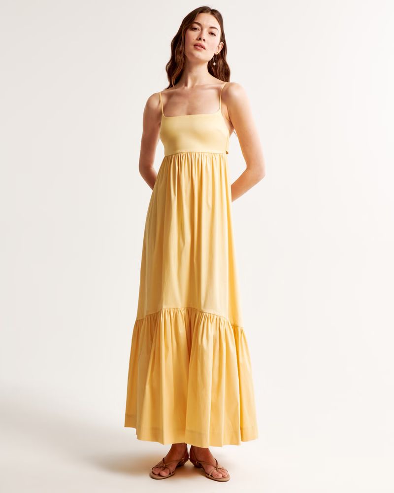 Women's Drama Bow-Back Taffeta Gown | Women's Dresses & Jumpsuits | Abercrombie.com | Abercrombie & Fitch (US)