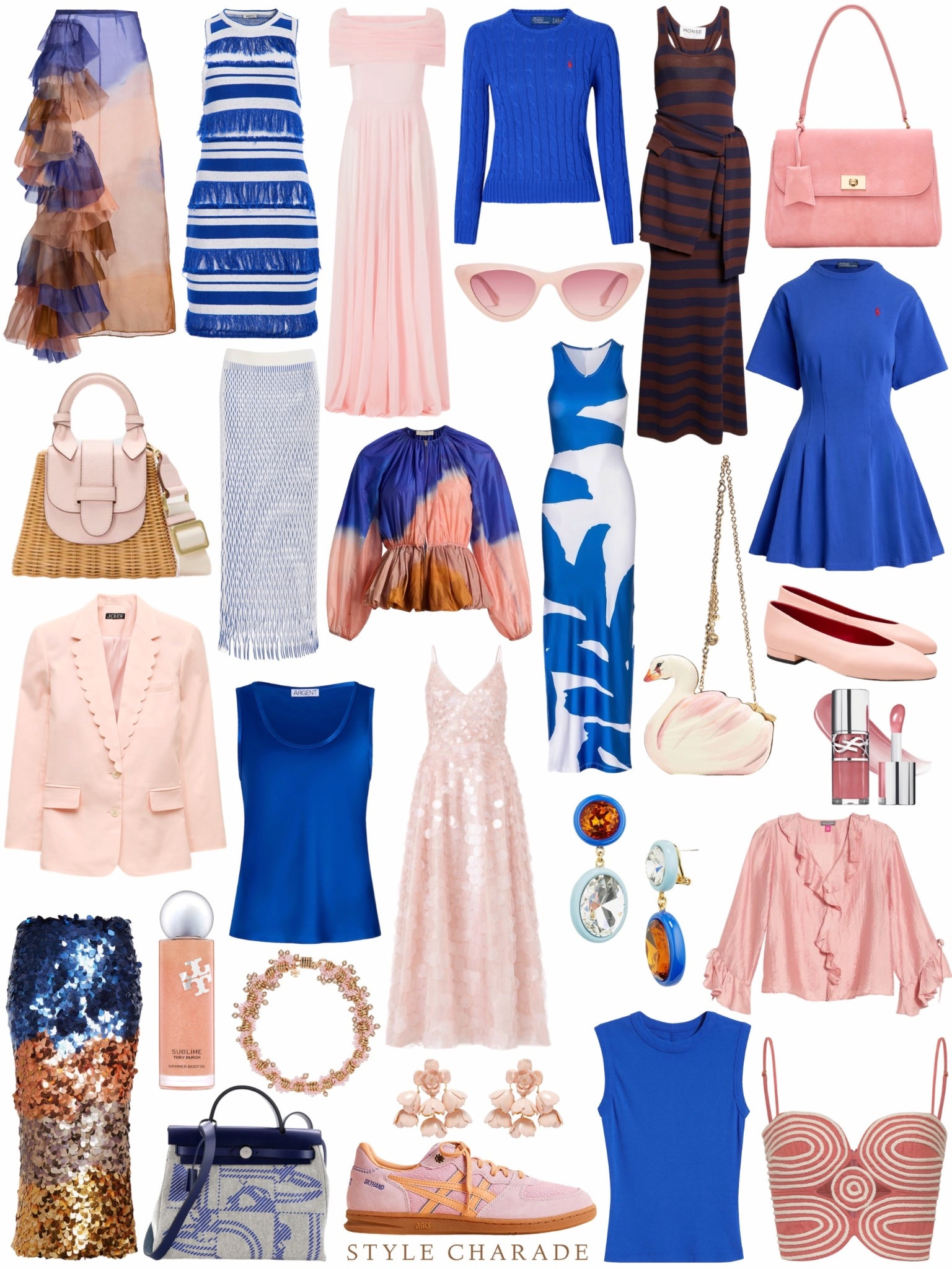 Spring dresses and work outfits, wedding guest outfit ideas and more! Love this unexpected color combination of light pink and cobalt blue. So chic for spring outfits!

#LTKdayinmylife #LTKSeasonal #LTKootd