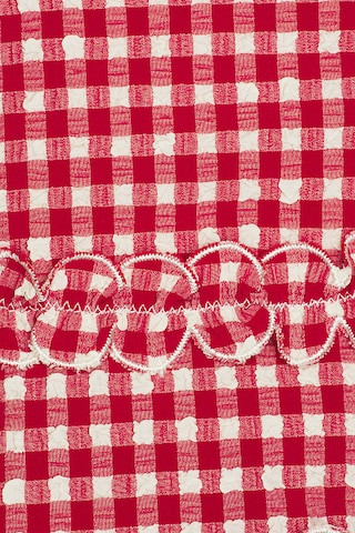 For Love & Lemons Alison Puff Sleeve Bikini Top in Red from Revolve.com | Revolve Clothing (Global)