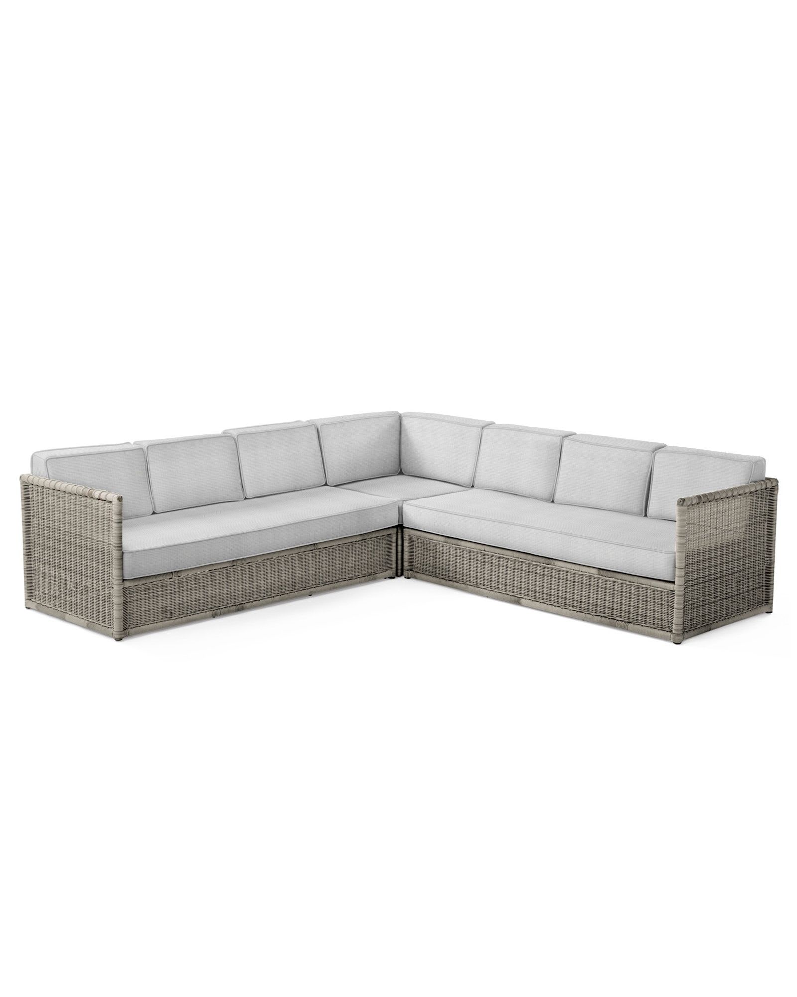 Pacifica Corner Sectional - Harbor Grey | Serena and Lily