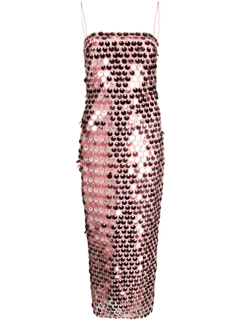The New Arrivals Ilkyaz Ozel sequin-embellished Fitted Maxi Dress - Farfetch | Farfetch Global