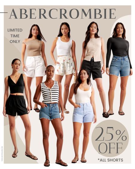 Abercrombie 25% OFF ALL SHORTS! 