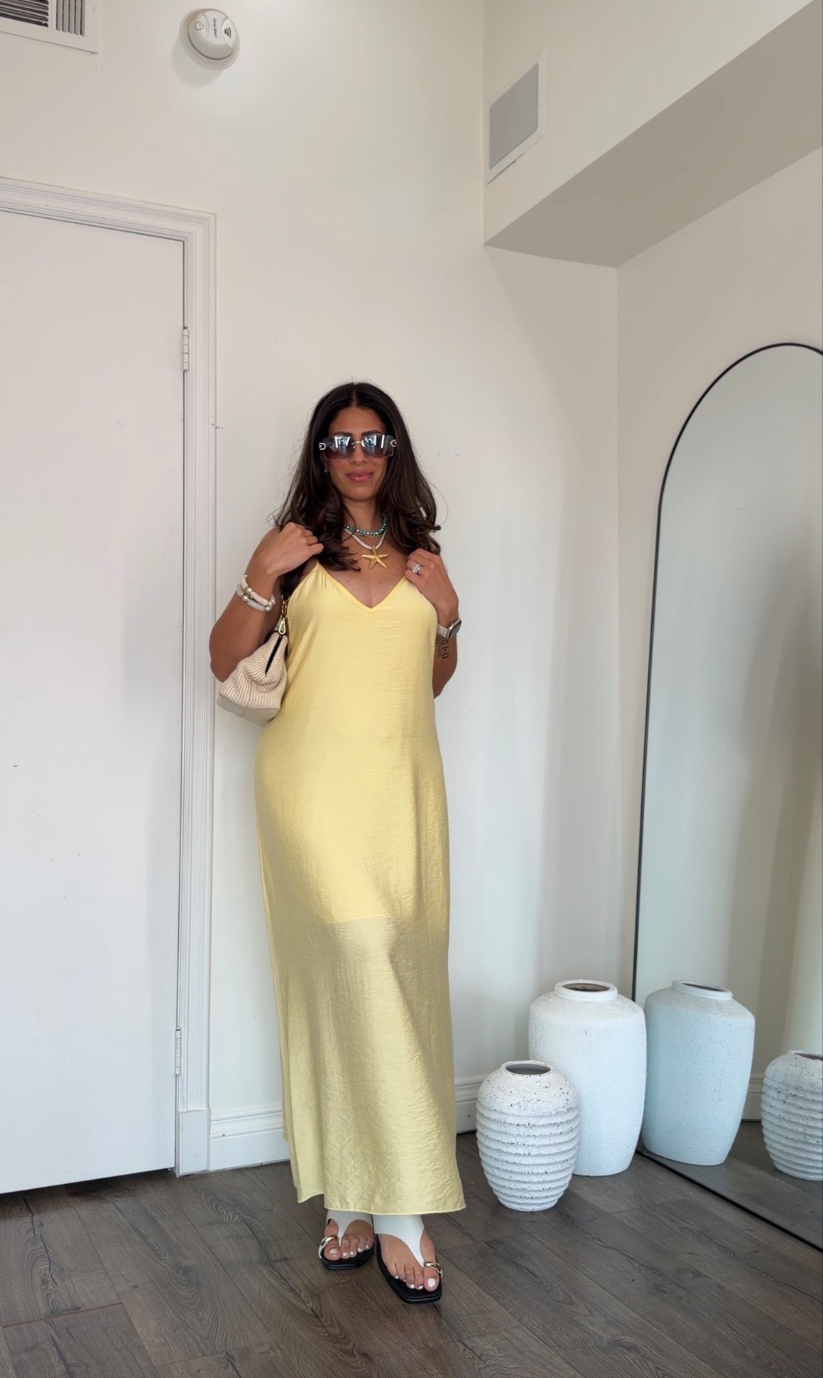 Such a stunning linen spring dress. It is loose at the chest, perfect with swimsuit under - wearing size small 

#LTKSeasonal #LTKMidsize #LTKootd