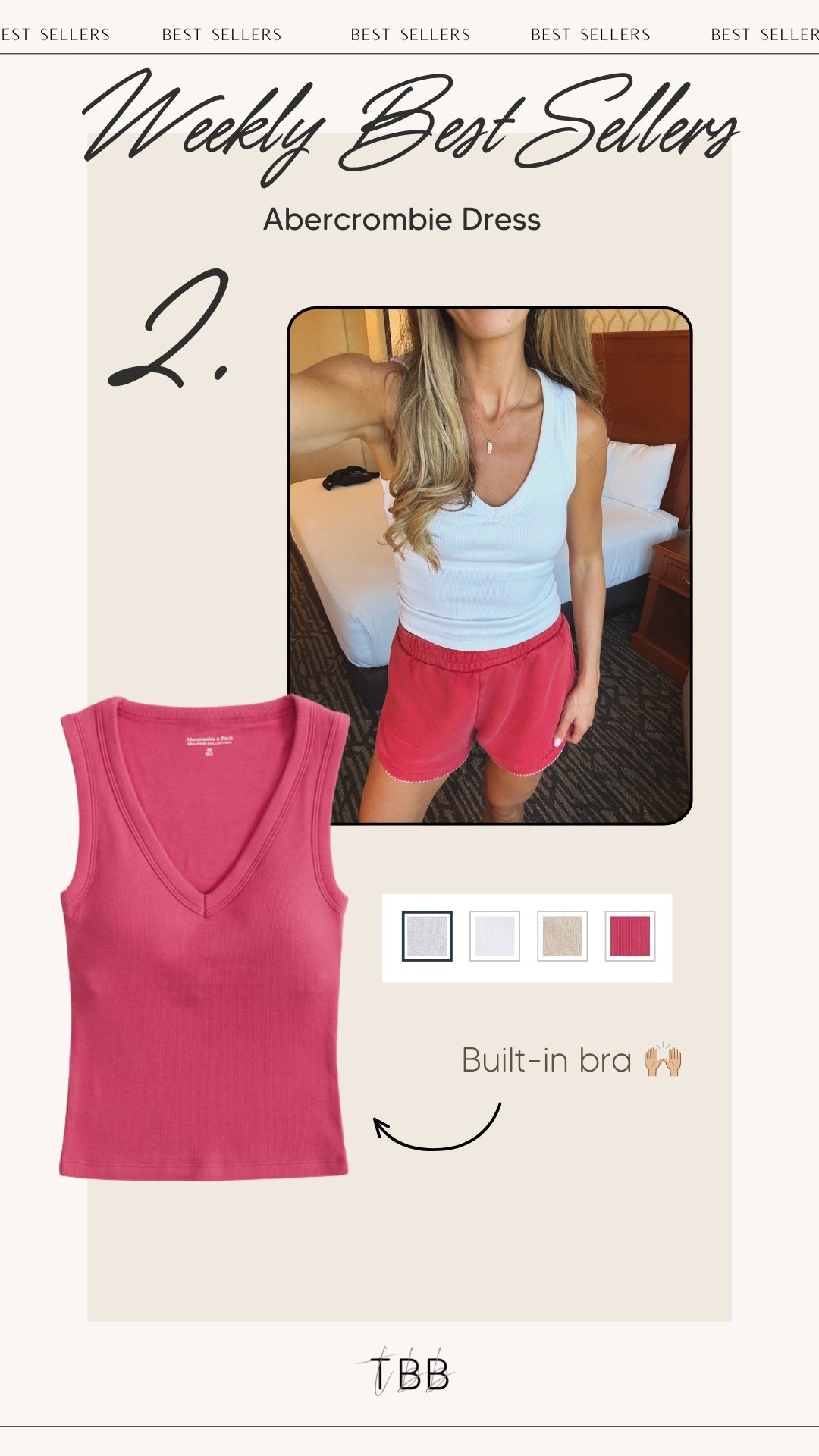Built-in bra + the most flattering fit! 🤍 Almost sold out, so I wouldn’t wait on this one!

#LTKootd #LTKU #LTKmomlife