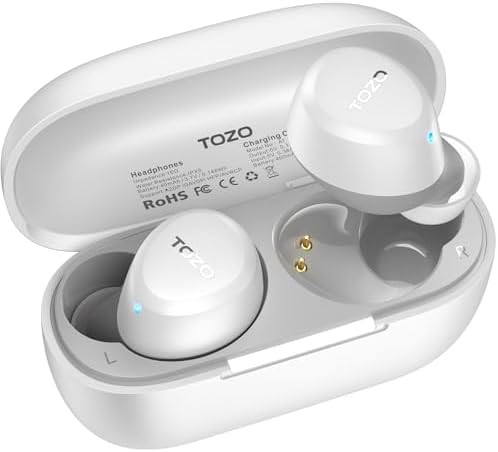 TOZO A1 Wireless Earbuds Bluetooth 5.3 Light Weight in Ear IPX5 Waterproof Headphones 2 Mic for A... | Amazon (US)