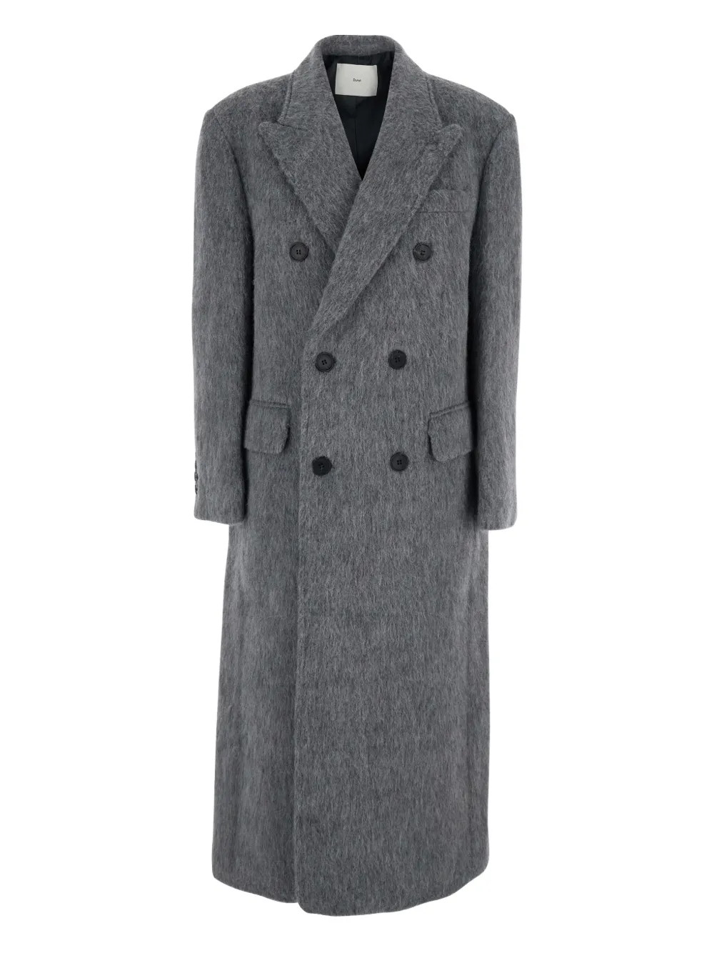 DUNST double-breasted peak-lapel Coat | Grey | FARFETCH | Farfetch Global