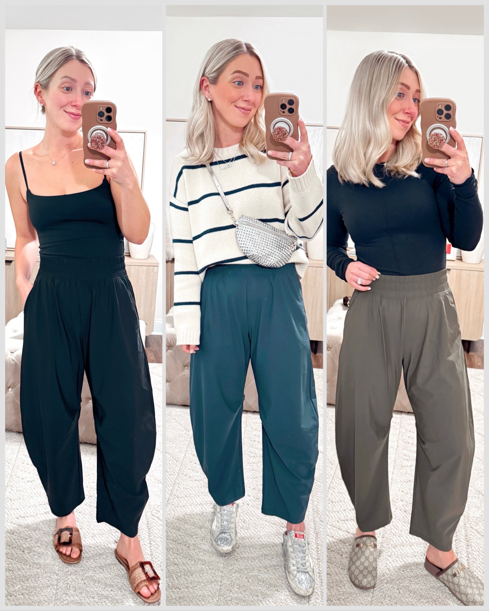 Old Navy pants (look for less to the ruti pants) 🫶🏻—size small regular (TTS)—these are sooo good and all I want to wear lately!

Casual outfits, old navy, barrel pants 


#LTKgrwm #LTKdayinmylife #LTKootd