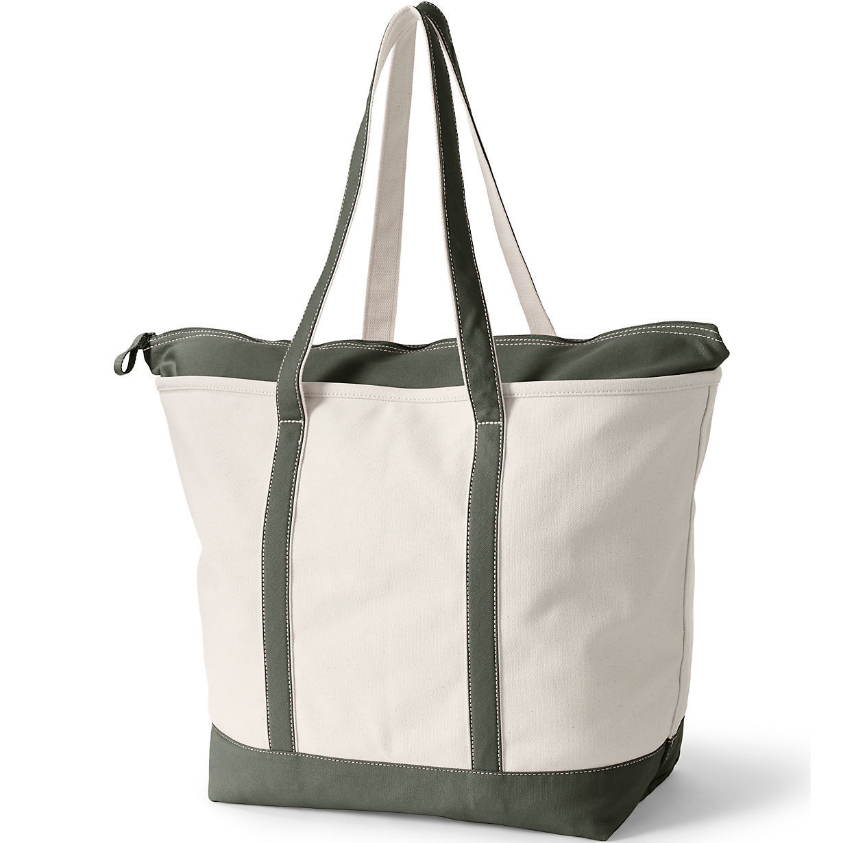 Medium 5 Pocket Open Top Canvas Tote Bag | Lands' End (US)