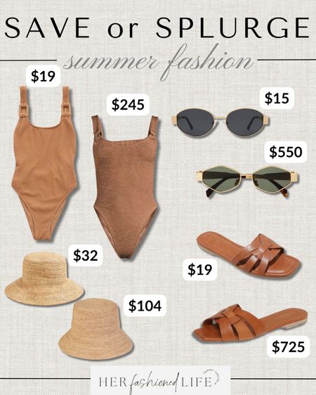 Save or Splurge - Summer Fashion! 

#LTKShoeCrush #LTKSwim #LTKStyleTip