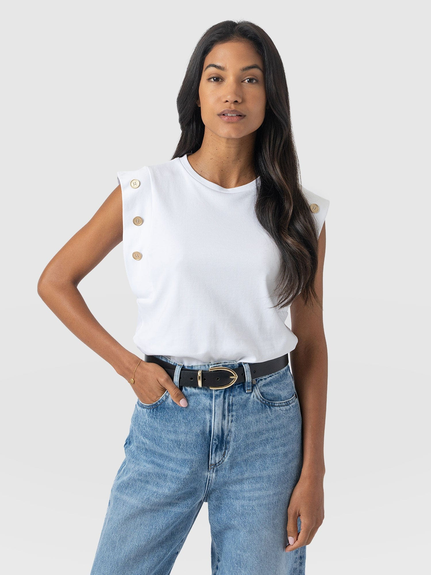 Rowan Tee - White | Saint + Sofia