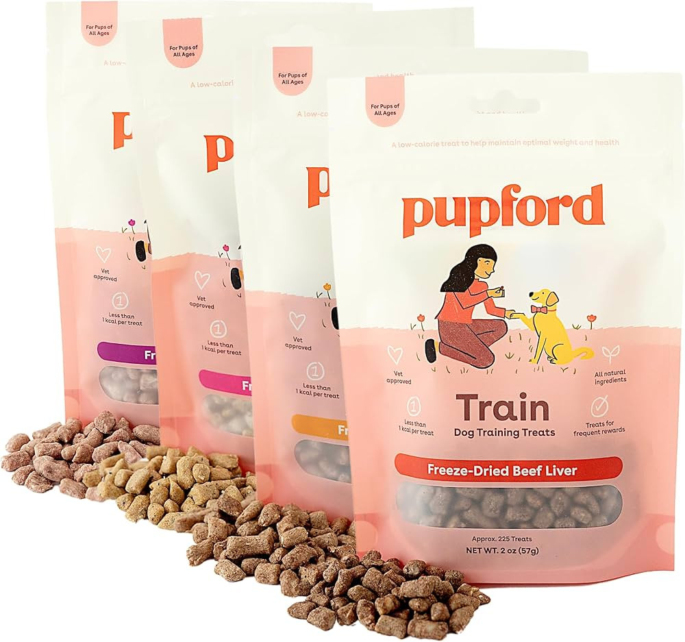 Pupford Freeze Dried Training Treats for Dogs& Puppies, 900+ Limited Ingredient Bites (Meat Bundl... | Amazon (US)