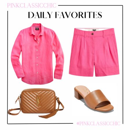 Link outfit, shorts, button down shirt, spring outfit, spring look, Easter outfit 

#LTKunder50 #LTKunder100 #LTKsalealert