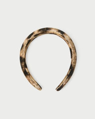 Marina Leopard Puffy Headband | Loeffler Randall