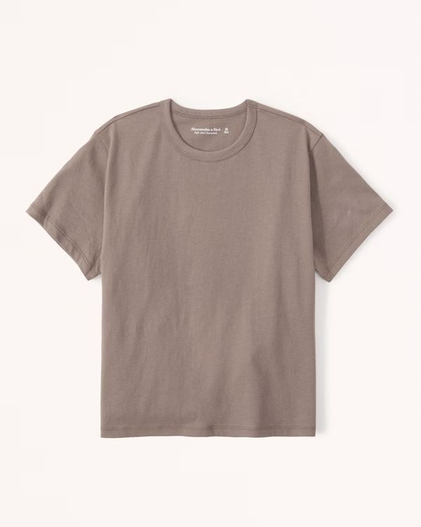 Essential Body-Skimming Tee | Abercrombie & Fitch (US)