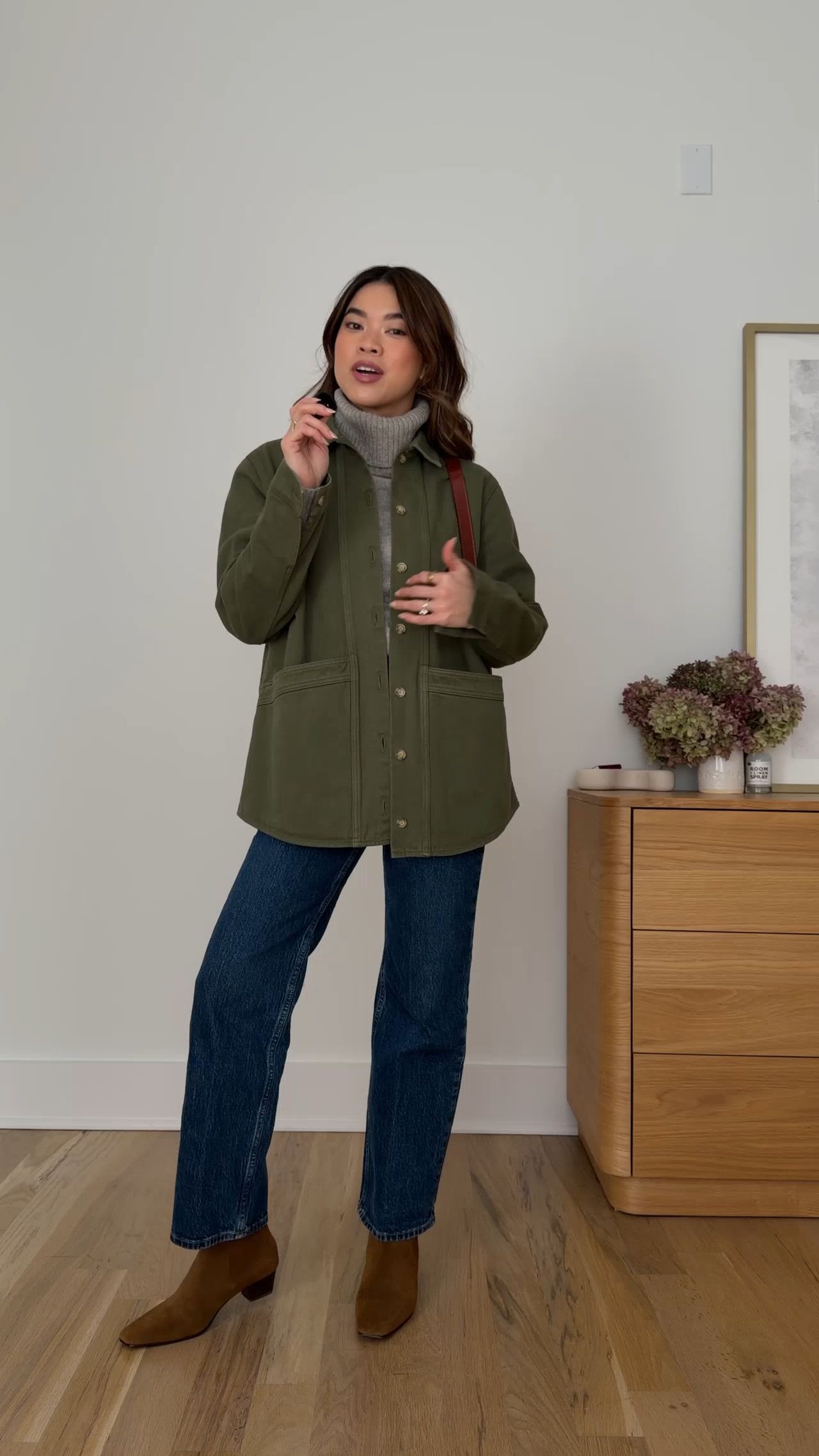 Sizing info: jeans size 23 short in dark wash, turtleneck size XS, jacket size small!
petite fashion, get dressed with me, outfit inspiration, ootd, nashville outfit, Nashville influencer, petite style, vacation style, casual outfits, mom style, petite pants, winter dress, winter outfit, winter pants, winter outfit inpso, winter outfit idea, winter top, winter style, winter sweater, cozy sweater, cold weather sweater, cold weather outfit, winter bag, winter purse, denim, jeans, jacket, winter jacket, light jacket, green jacket, turtle neck, turtleneck sweater  

 

#LTKootd #LTKmomlife #LTKPetite