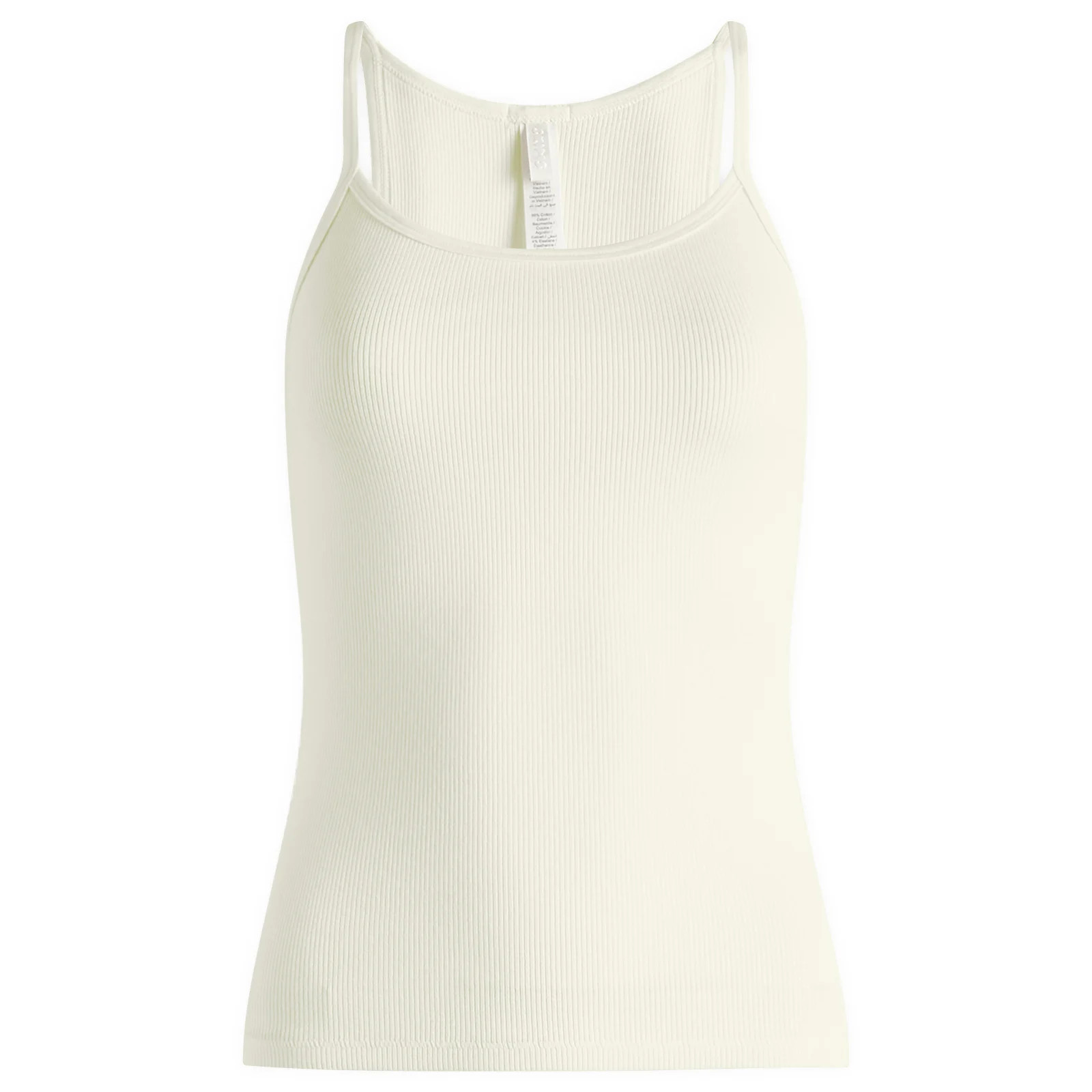 SKIMS Women's Cotton Rib Scoop Tank in Spearmint, Size Medium | END. Clothing
