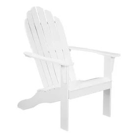 Mainstays Wood Outdoor Adirondack Chair, White Color | Walmart (US)