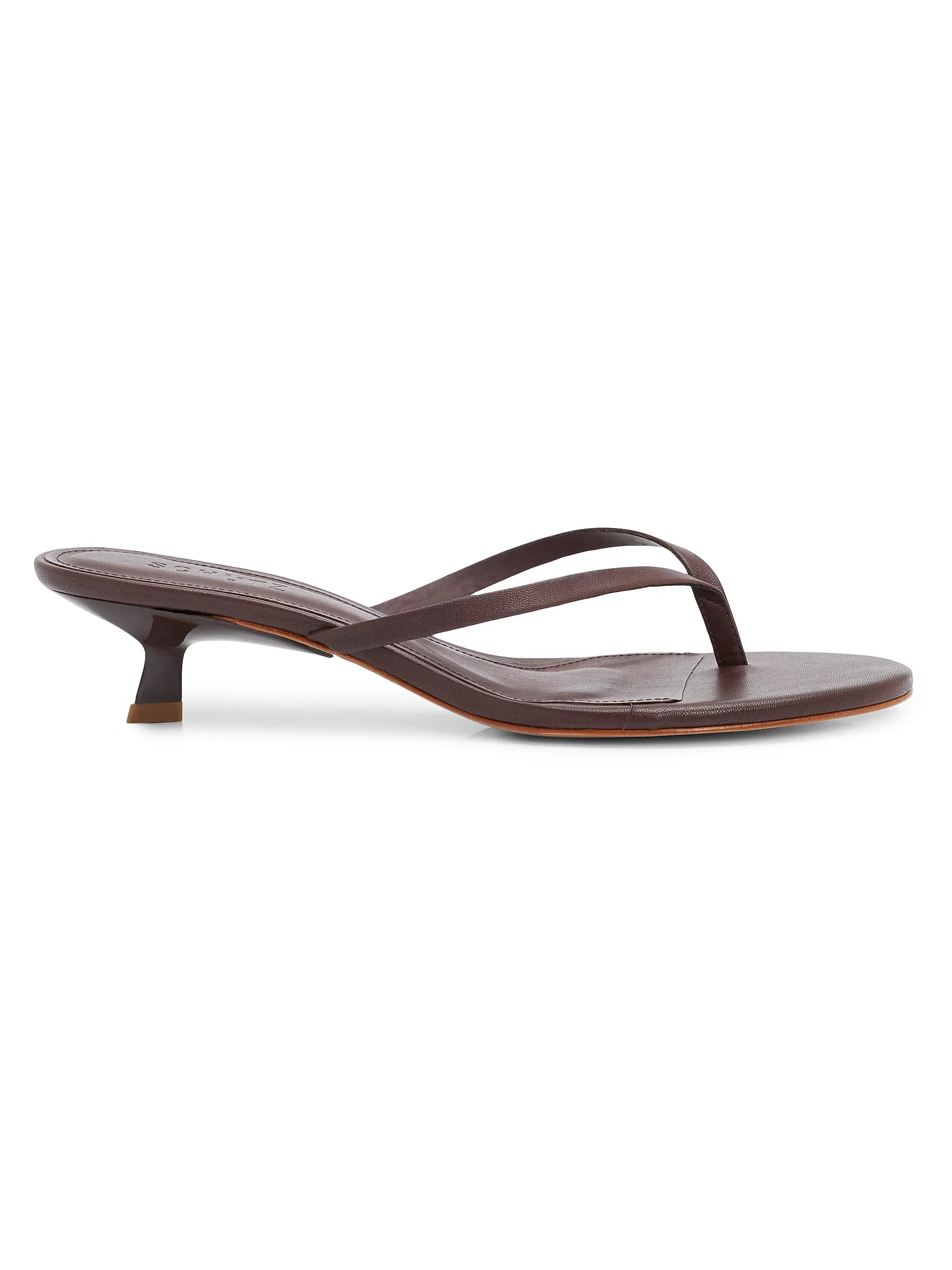 Carolyn 50MM Leather Sandals | Saks Fifth Avenue