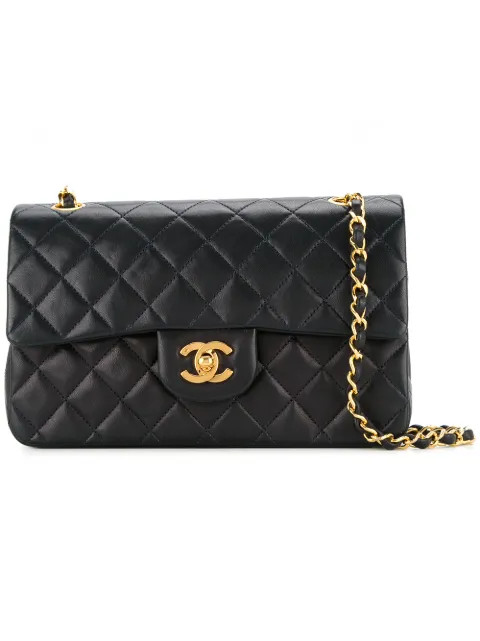Chanel VintageSchultertasche mit Doppelklappe | Farfetch EU