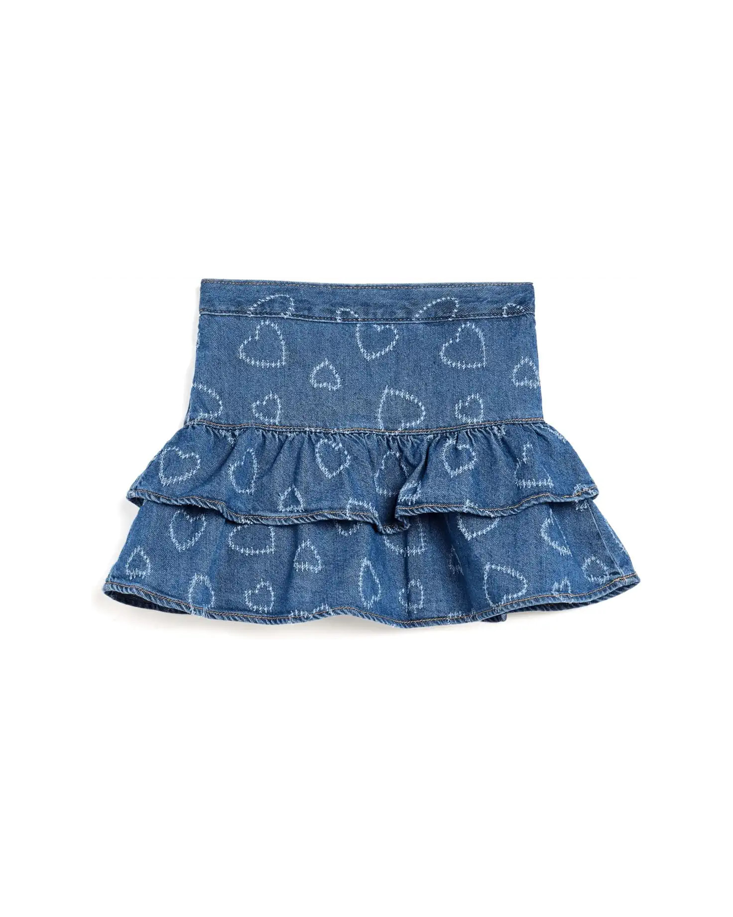 Girl's abercrombie kids Hearts Denim Skort (Big Kids) | Zappos.com