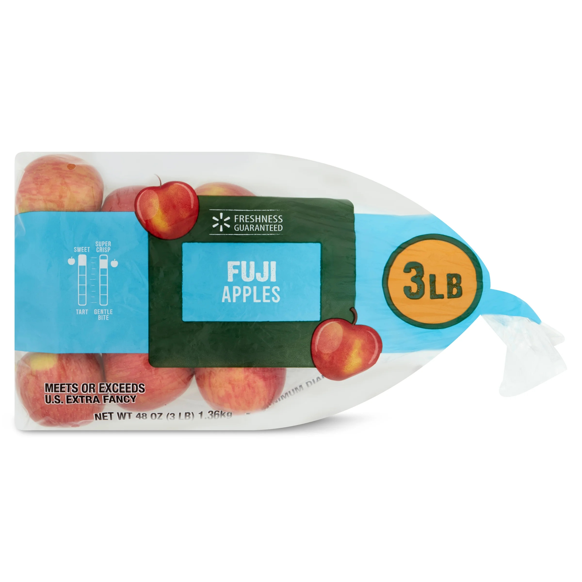 Fresh Fuji Apples, 3 lb Bag | Walmart (US)