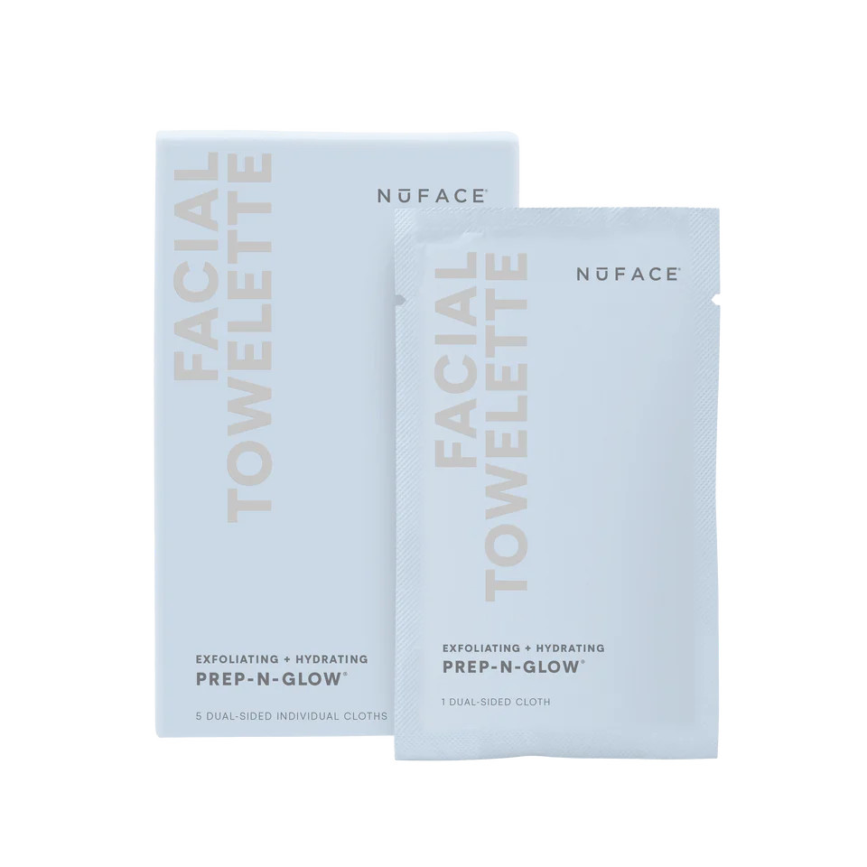 Prep-N-Glow® Exfoliating Face Wipes | NuFACE | NuFace