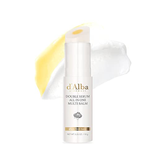 d'alba Piedmont Italian White Truffle Double Serum All-in-one Multi Balm, Vegan Skincare with Vitamin C and Vegan Collagen, 3-in-1 Anti Wrinkle, Eye Treatment, Dark Spot Remover | Amazon (US)
