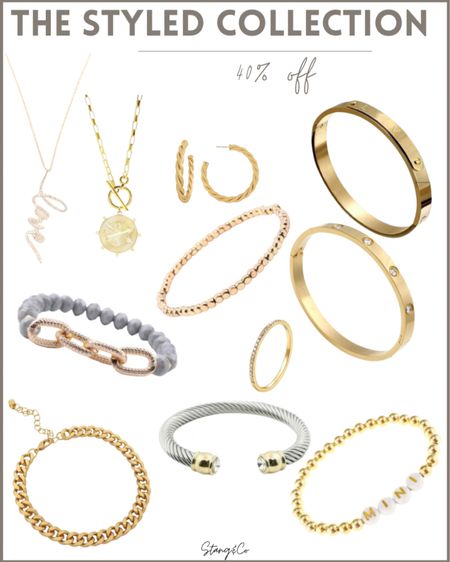 The styled collection jewelry 40% off

#LTKSale #LTKsalealert #LTKunder50