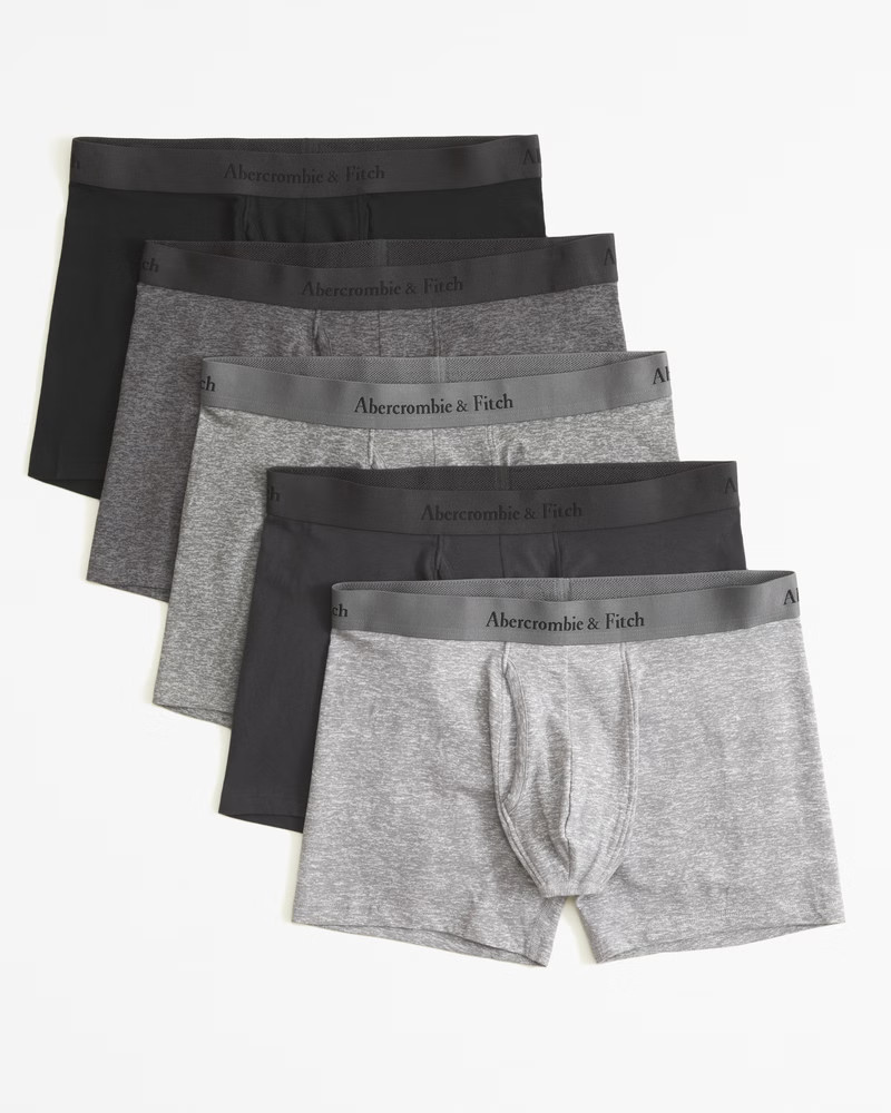 Men's 5-Pack Boxer Briefs | Men's Underwear | Abercrombie.com | Abercrombie & Fitch (US)