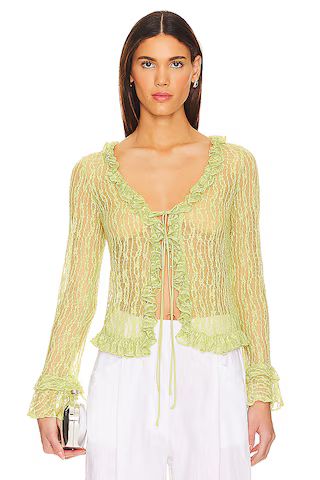 ASTR the Label Bed Jacket in Avocado from Revolve.com | Revolve Clothing (Global)