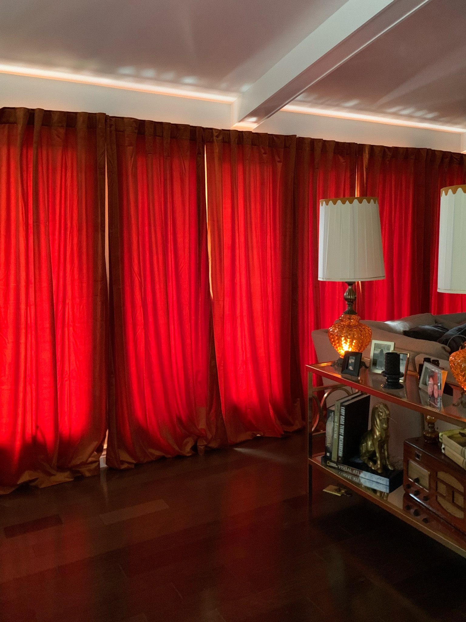 Velvet Curtains 
Color: Golden Oak (looks burnt orange in person) 
#curtains #eclecticdecor #homedecor

#LTKhome #LTKstyletip #LTKunder100