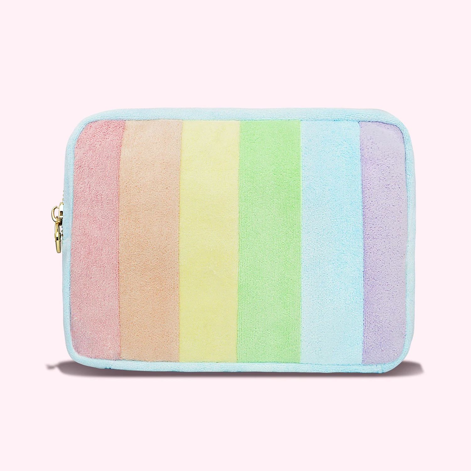 Rainbow Terry Large Pouch | Personalized Large Travel Pouch - Stoney Clover Lan | Stoney Clover Lane