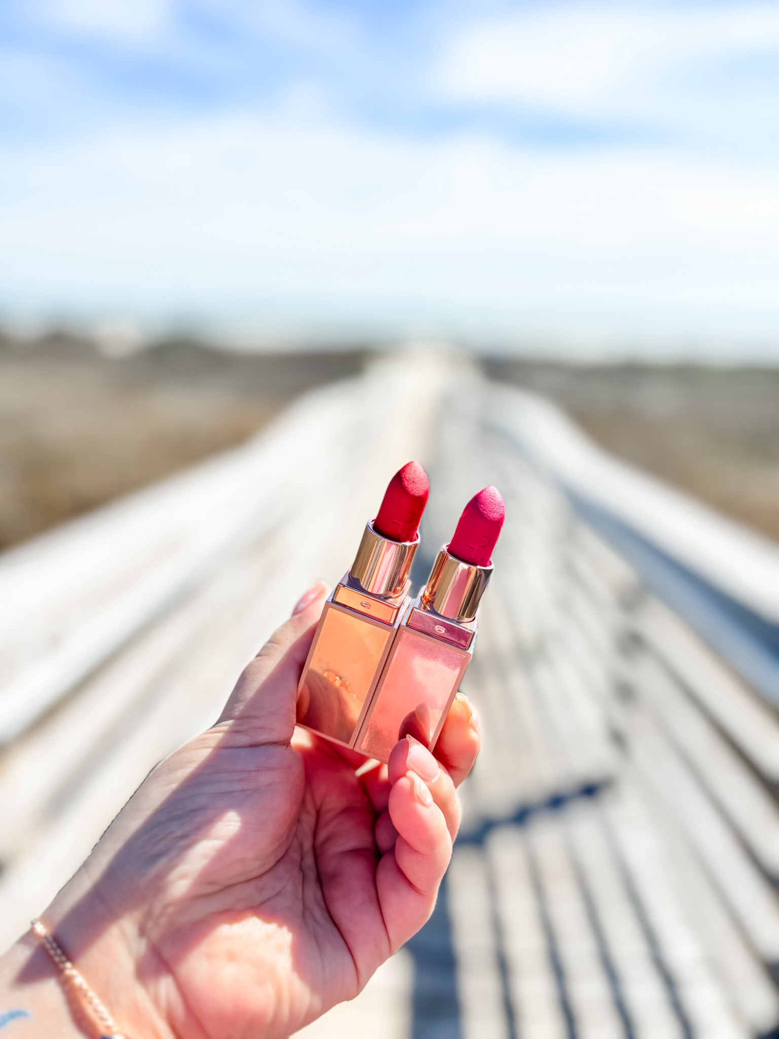 A pink and red lipstick for Valentines 💄 That’s why she’s late & she’s hard to get 😍 

#LTKbeauty #LTKstyletip #LTKfindsunder50