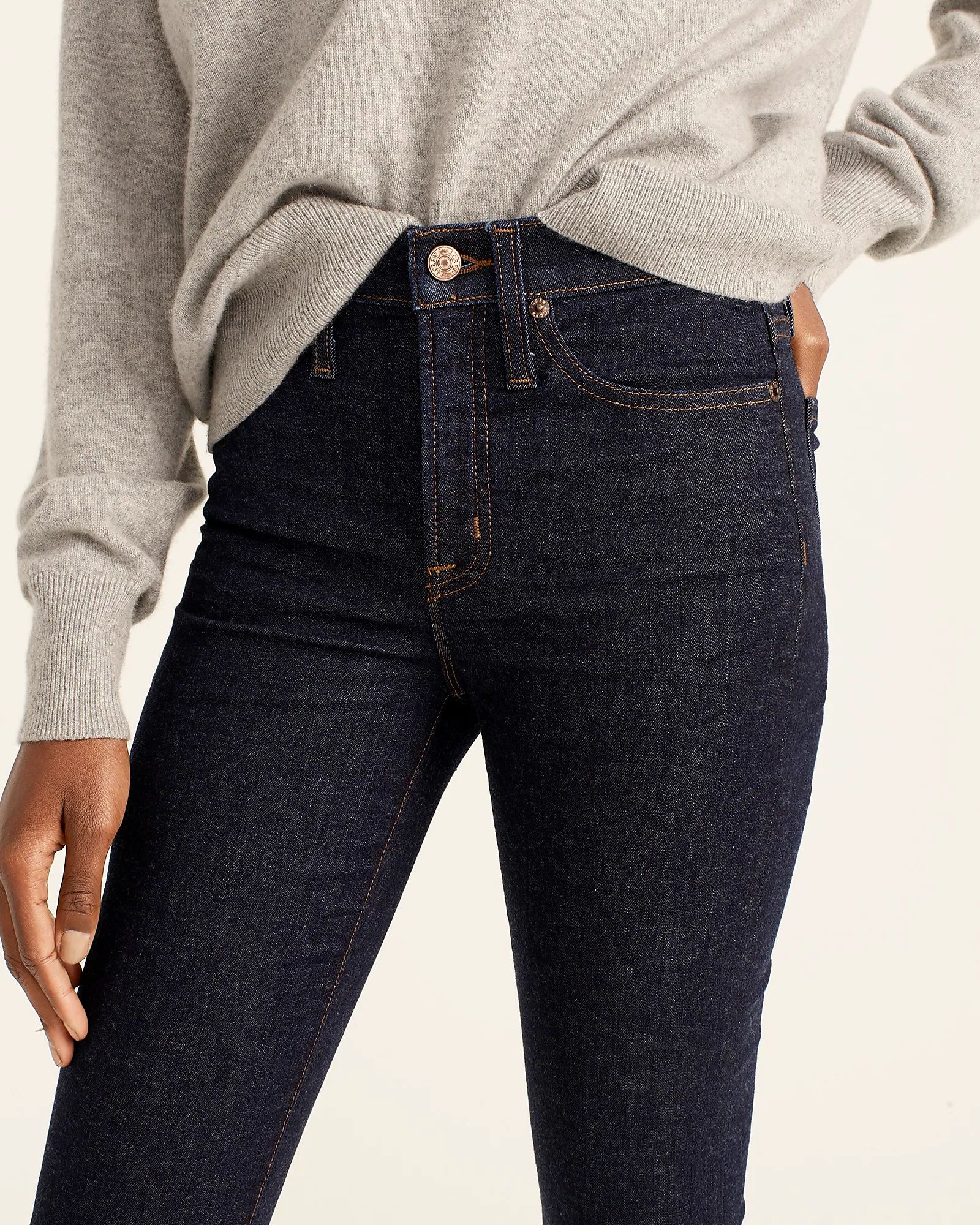 9" mid-rise toothpick jean in Classic Rinse wash | J.Crew US