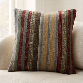 Handwoven Mixed Stripe Pillow Cover | West Elm (US)