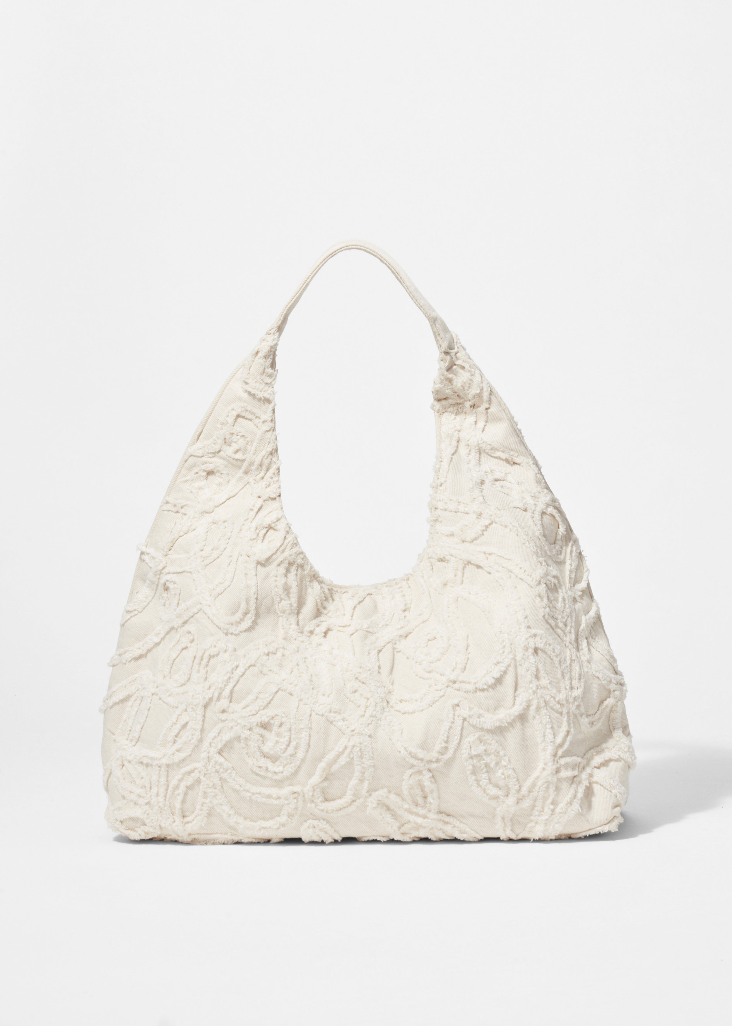 Small Appliquéd Denim Tote Bag | & Other Stories - US