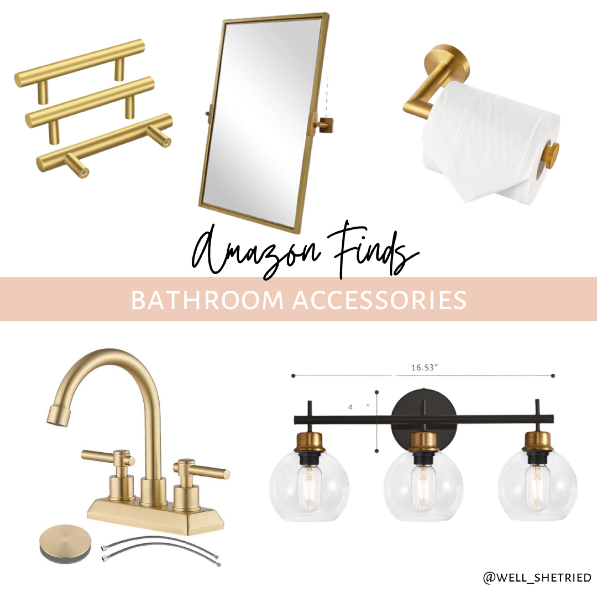 Amazon Bathroom Finds! 


Gold bathroom accessories 

#LTKhome #LTKFind #LTKunder100
