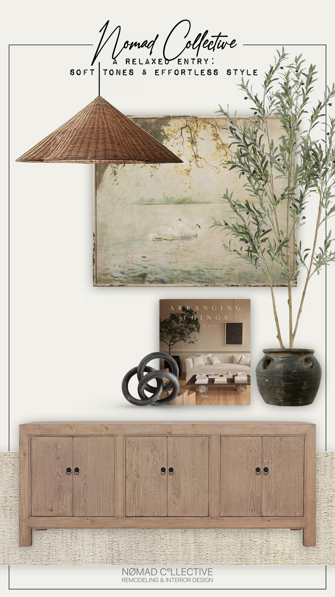 Create an entryway that feels effortless and inviting. Subtle textures, earthy tones, and minimalist decor help establish a serene atmosphere right from the moment you step inside. 

 #LTKHome #LTKStyleTip