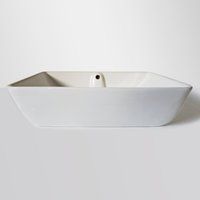White Vessel Sink with Overflow | Modern Countertop Washbasin Blanca Basin Bathroom | Etsy (US)