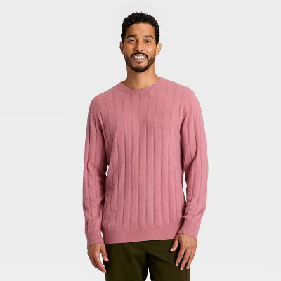 Men's Soft Knit Drop Stitch Sweater - Goodfellow & Co™ | Target