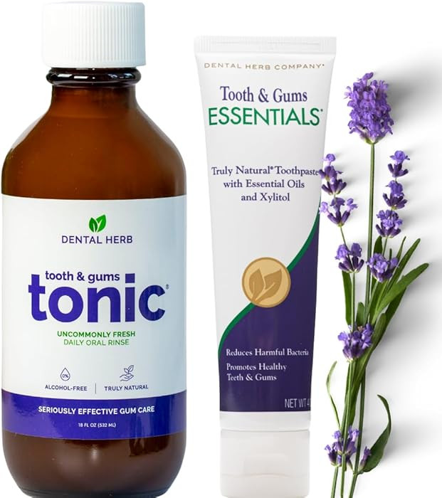 Healthy Gums Starter Kit – Tooth & Gums Tonic (18 oz) + Essentials Toothpaste | Fluoride-Free, ... | Amazon (US)