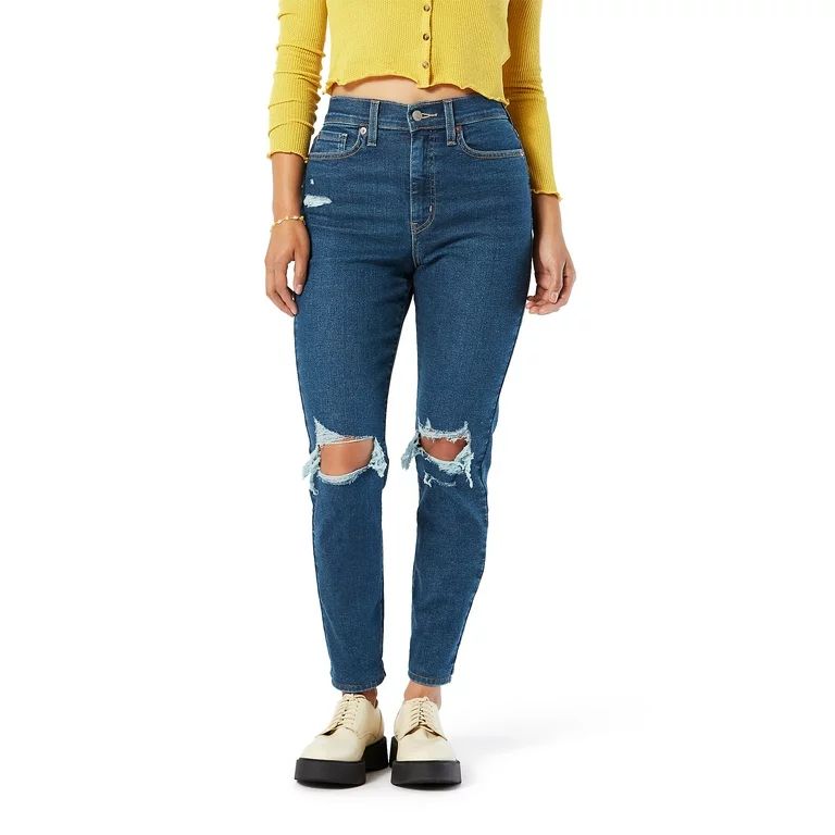Signature by Levi Strauss & Co. Juniors' Mom Jeans | Walmart (US)