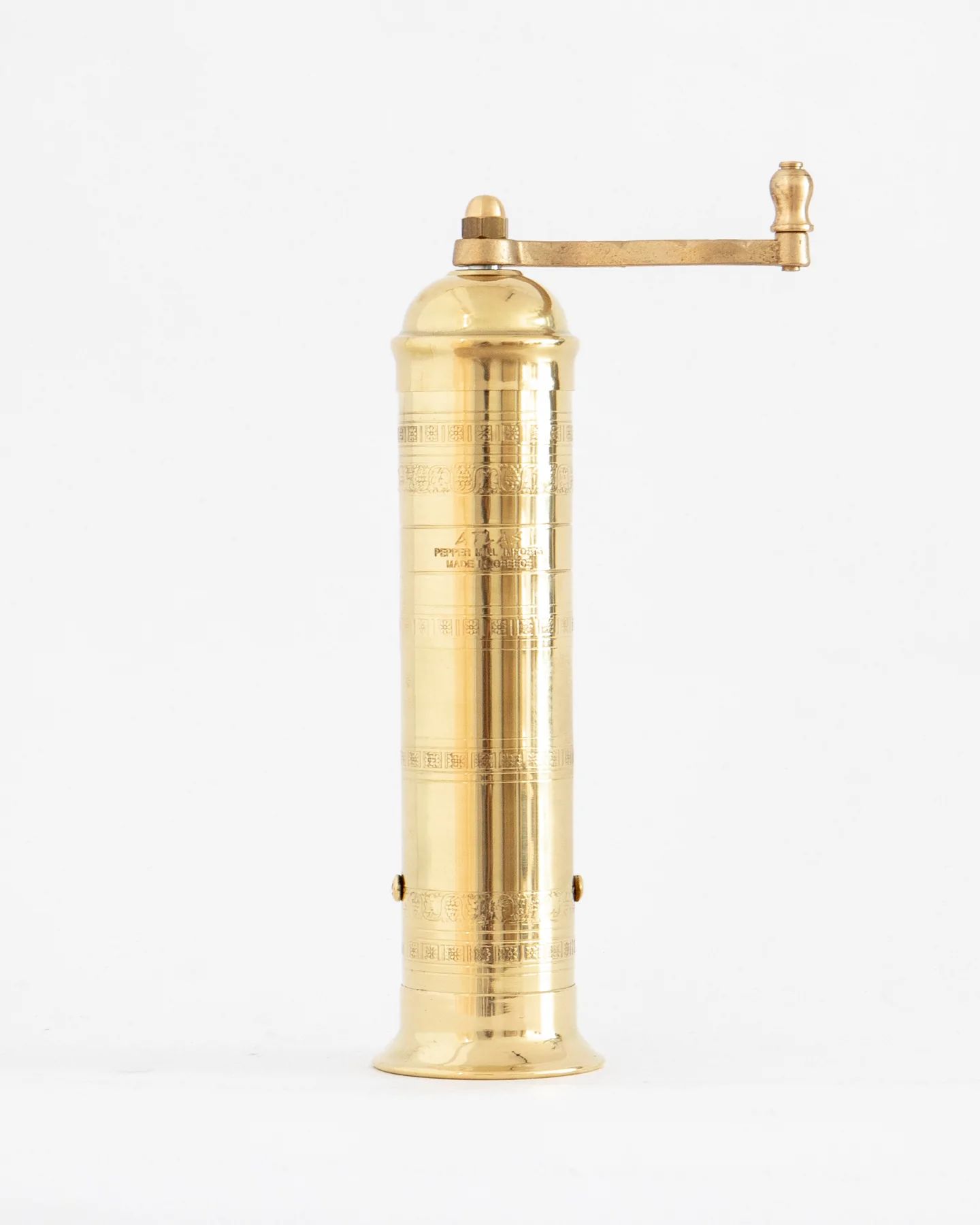 Brass Pepper Mill 10" | The Vintage Rug Shop